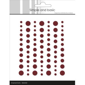 Simple and Basic: Matte Enamel Dots 