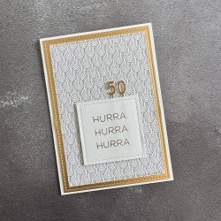 Simple and Basic: Press Plate/Hot Foil Plate "Hurra"  