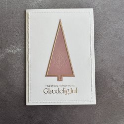 Simple and Basic Hot Foil Plate "Gldelig Jul"  