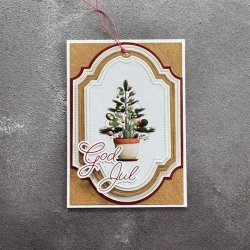 Simple and Basic: Press Plate/Dies "God Jul &amp; Gl�delig Jul"  