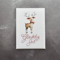 Simple and Basic: Press Plate/Dies "God Jul &amp; Gl�delig Jul"  