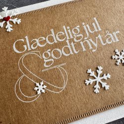 Simple and Basic: Stempel "Julehilsen"  