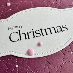 Simple and Basic: Stempel "Merry Christmas"  