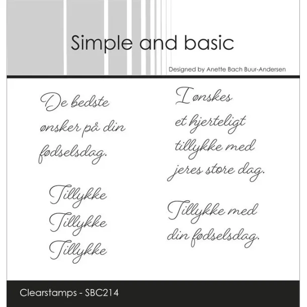 Simple and Basic: Stempel "Danish Texts"  