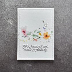 Simple and Basic: Clearstamp &amp; Die "Danske Tekster"  