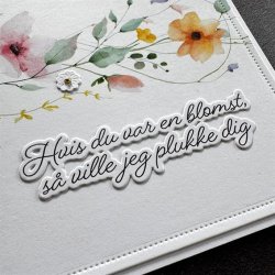 Simple and Basic: Clearstamp &amp; Die "Danske Tekster"  