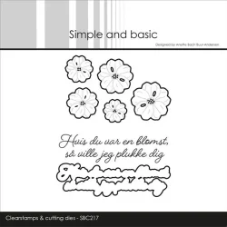 Simple and Basic: Clearstamp &amp; Die "Danske Tekster"  