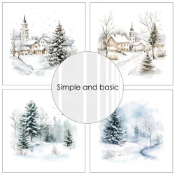Simple &amp; Basic Design: Cozy Christmas and Winter Scenes