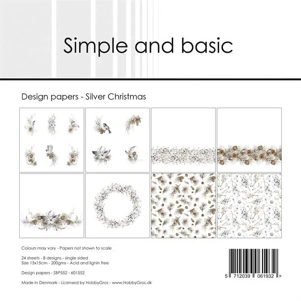 Simple &amp; Basic Design: Silver Christmas