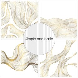 Simple &amp; Basic Design: "Golden Wawes"