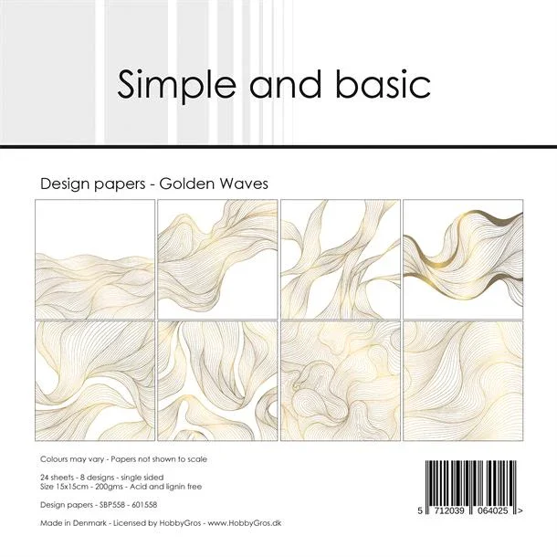 Simple &amp; Basic Design: "Golden Wawes"