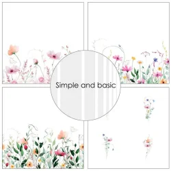 Simple &amp; Basic Design: "Bright Watercolour Florals"