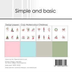 Simple &amp; Basic Design: "Cozy Watercolour Christmas"