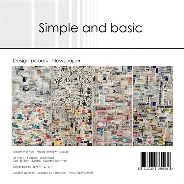 Simple &amp; Basic: "Newspaper"