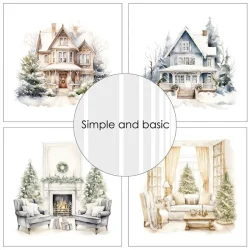 Simple &amp; Basic Design: Cozy Christmas and Winter Scenes