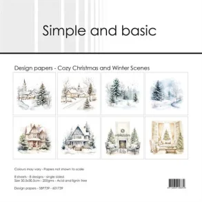 Simple & Basic Design: Cozy Christmas and Winter Scenes