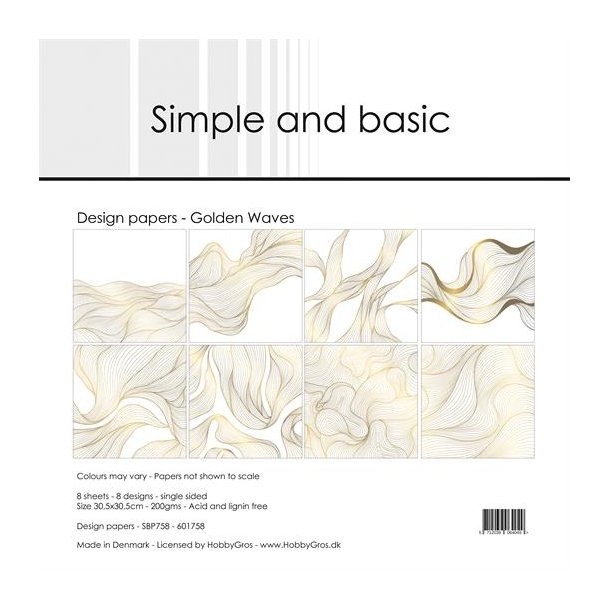Simple &amp; Basic Design: "Golden Waves"
