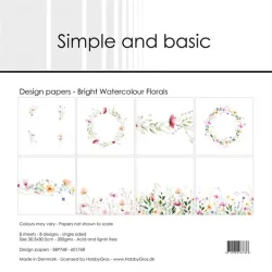 Simple &amp; Basic Design: "Bright Watercolour Florals"