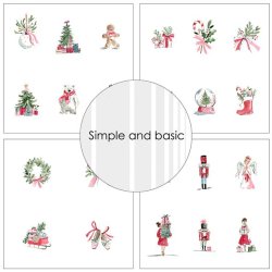 Simple &amp; Basic Design: "Cozy Watercolour Christmas"