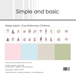 Simple &amp; Basic Design: "Cozy Watercolour Christmas"
