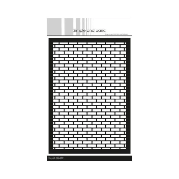 Simple and Basic stencil: "Bricks"  