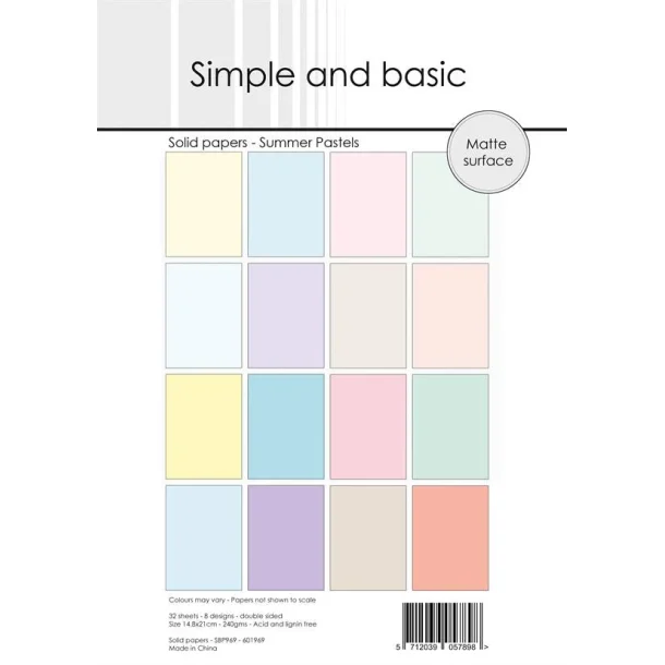 Simple &amp; Basic: "Summer Pastels"