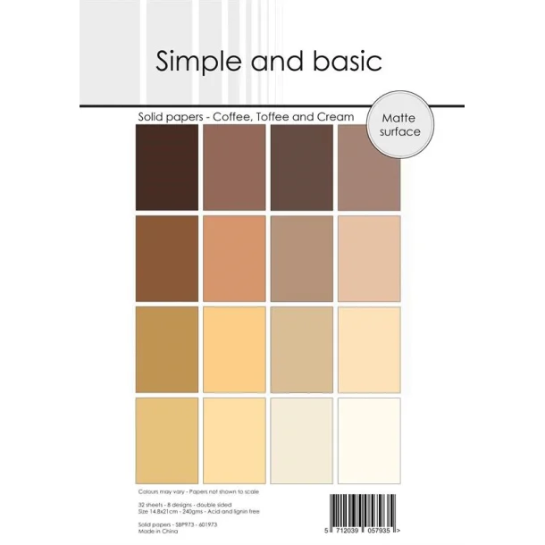 Simple &amp; Basic: "Coffee, Toffee and Cream"