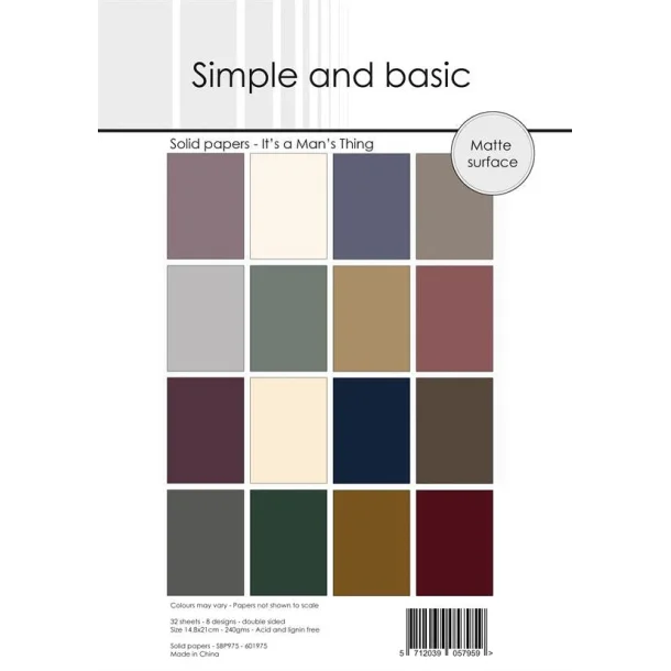 Simple &amp; Basic: "It's Man's Thing"