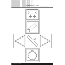 Simple and Basic Die "Triangle Box with Add-On" 