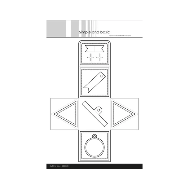 Simple and Basic Die "Triangle Box with Add-On" 