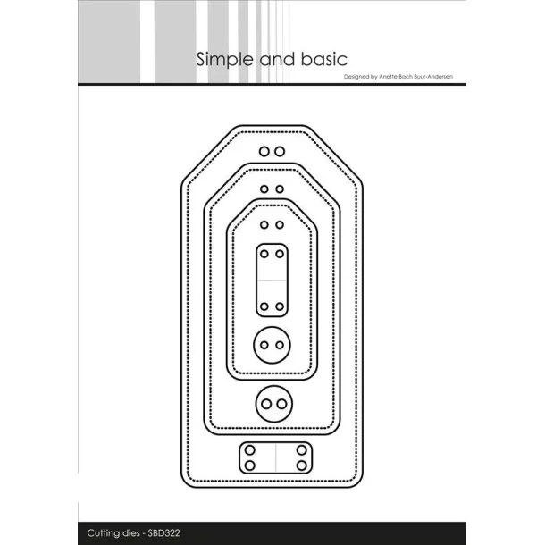 Simple and Basic Die "Large Tags" 