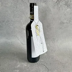 Simple and Basic Die "Wine Bottle Tag" 