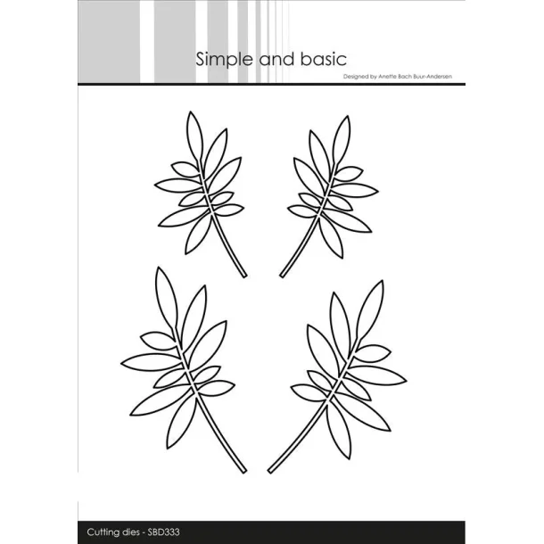 Simple and Basic Die "Leaves - solid" 