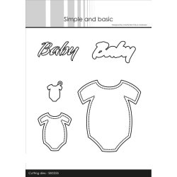 Simple and Basic Die "Baby Onesie" 