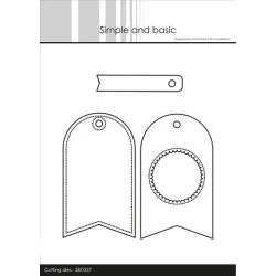 Simple and Basic Die "Cute Tags" 