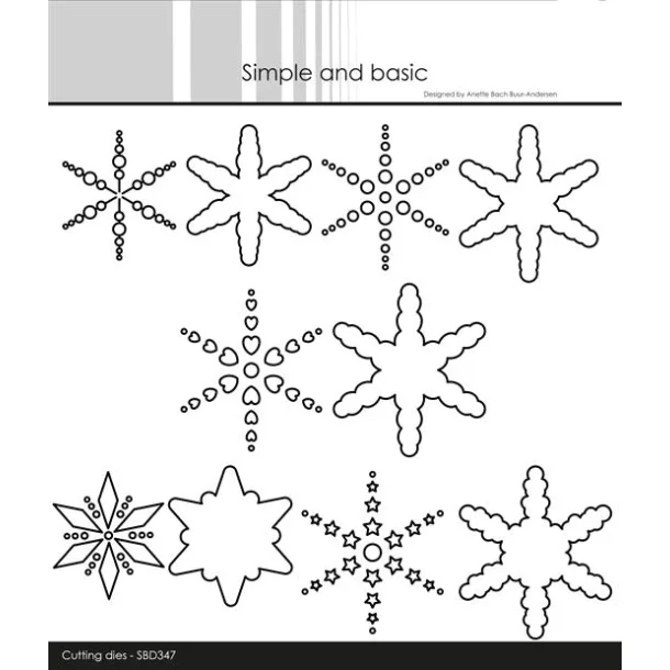 Simple and Basic Die "Cut out stars" SBD347