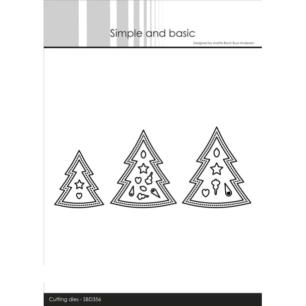 Simple and Basic Die "Christmas Trees" SBD356