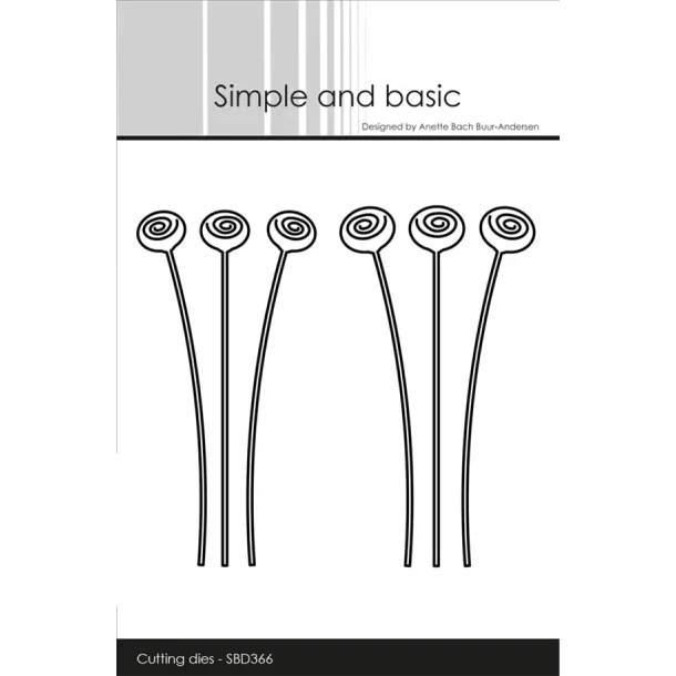 Simple and Basic Die "Flower Berries" 