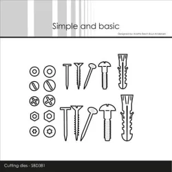 Simple and Basic Die "Nails, Bits and Pieces" 