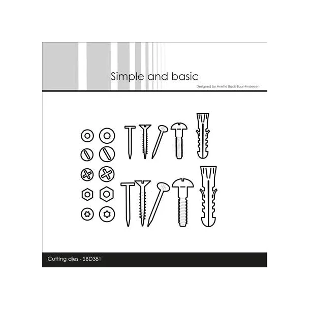 Simple and Basic Die "Nails, Bits and Pieces" 
