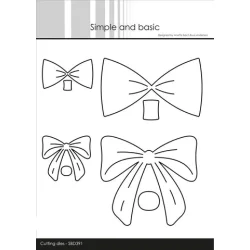 Simple and Basic Die "Bow and Bow Tie" 