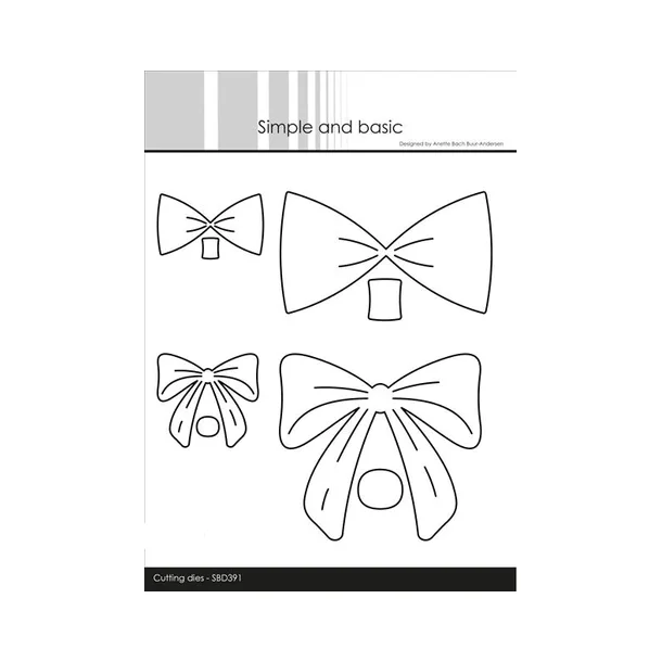 Simple and Basic Die "Bow and Bow Tie" 