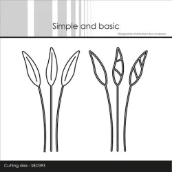 Simple and Basic Die "Leaf Branches" 