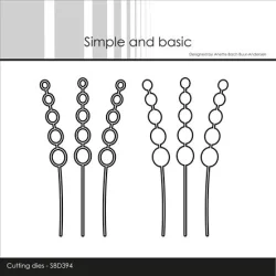 Simple and Basic Die "Pearl Branches" 