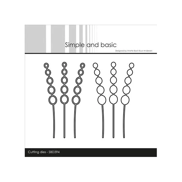 Simple and Basic Die "Pearl Branches" 