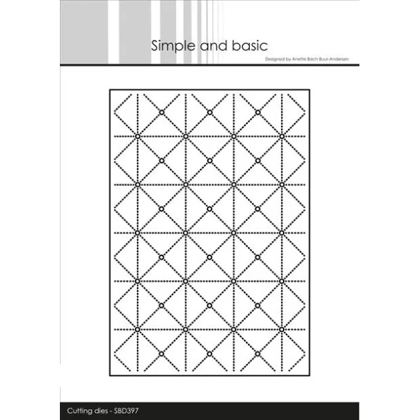 Simple and Basic Die "A6 - Diagonal Stripes" 