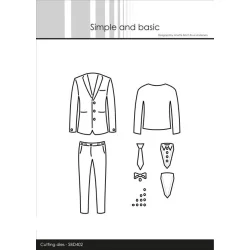 Simple and Basic Die "Jacket &amp; Trousers"