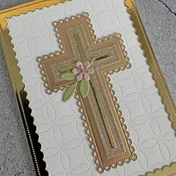 Simple and Basic Die "Lace Edge - Crosses" 