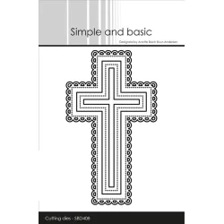 Simple and Basic Die "Lace Edge - Crosses" 