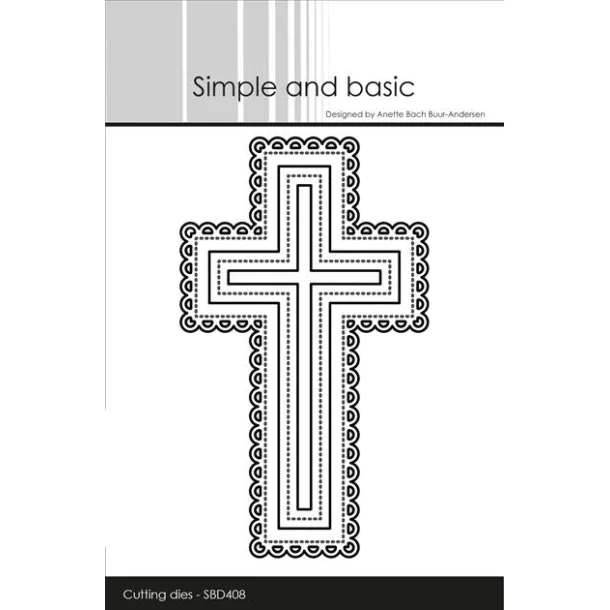 Simple and Basic Die "Lace Edge - Crosses" 